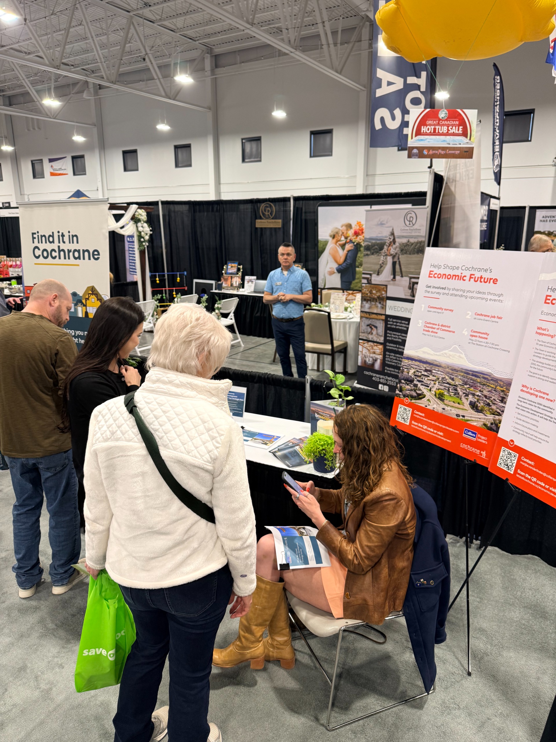 Econ Development table at Chamber trade show 2026